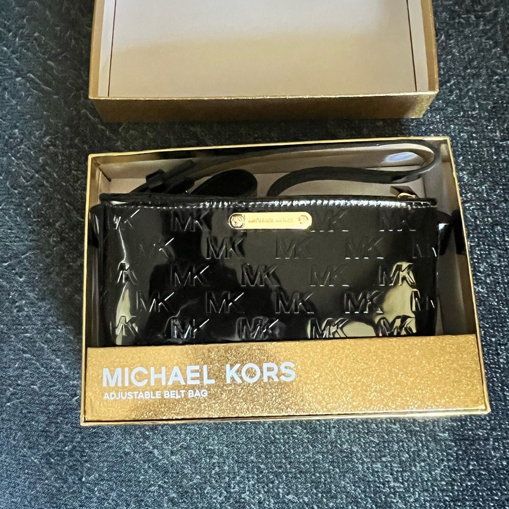 Michael Kors Black Belt Bag